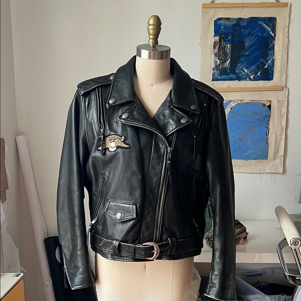 Harley-Davidson Black Leather Moto Jacket